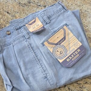 Baxter Relaxed Fit Light Blue Jeans 33×32